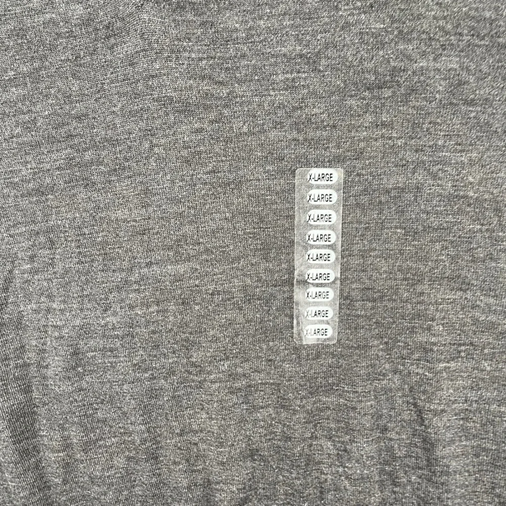 Calvin Klein Mens Sweater Large Extra Fine Merino Wool V-Neck Grey New